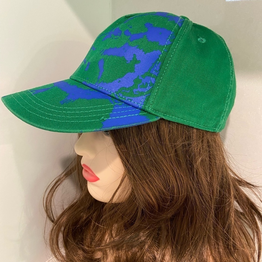 Diesel Green and Blue Camouflage Baseball Cap